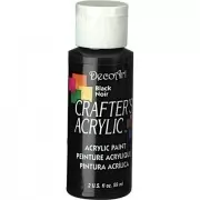 DecoArt Crafters Acrylic - Black 2oz